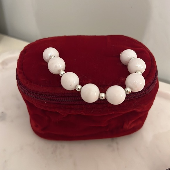 Vintage Burgundy Mini Girl Hand Bag - Picture 8 of 10